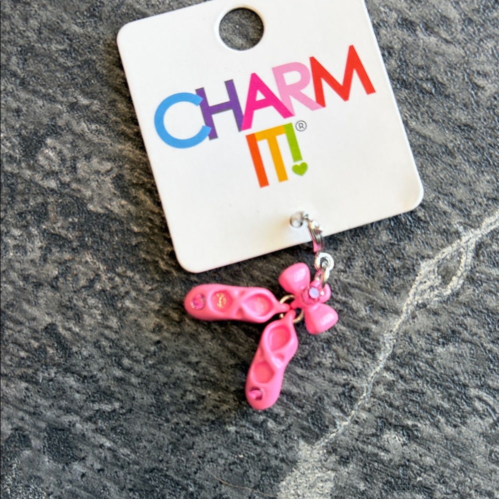 NWT - Charm It! Necklace and 3 pc Charm Set - Picture 3 of 5